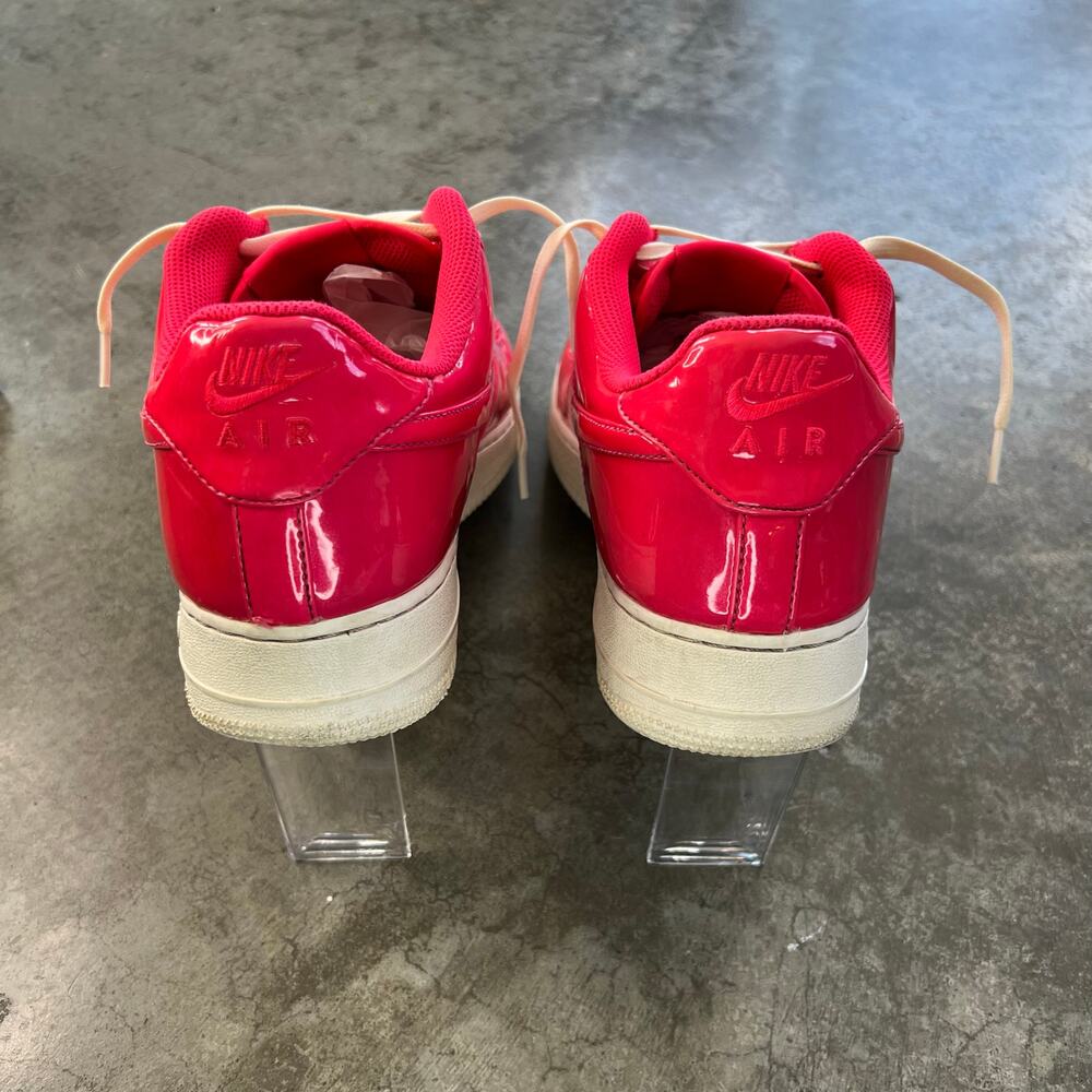 Nike Air Force 1 Low Pink Patent Leather AJ9505-600 Men’s 11 - Picture 6 of 8